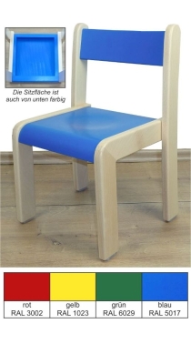 Sitz und Rückenlehne GRÜN (RAL 6029)