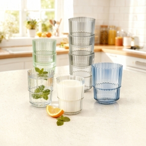 Trinkglas LINEA 0,15 Liter, Ø 6,5 x H 8 cm, 04 crystal clear